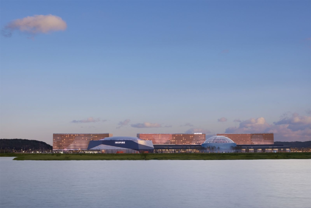 坐落於韓國仁川永宗島的「迎仕柏度假城」。