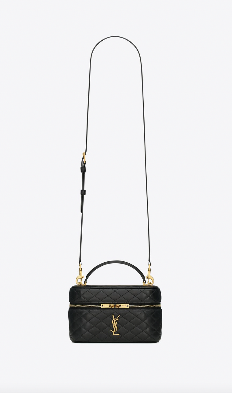 Gaby Mini Vanity Bag in Lambskin。