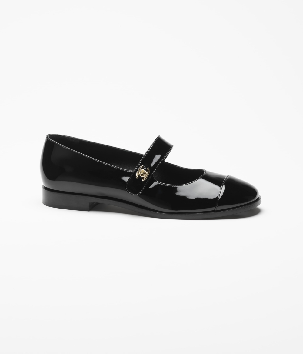 CHANEL皮革Mary Janes