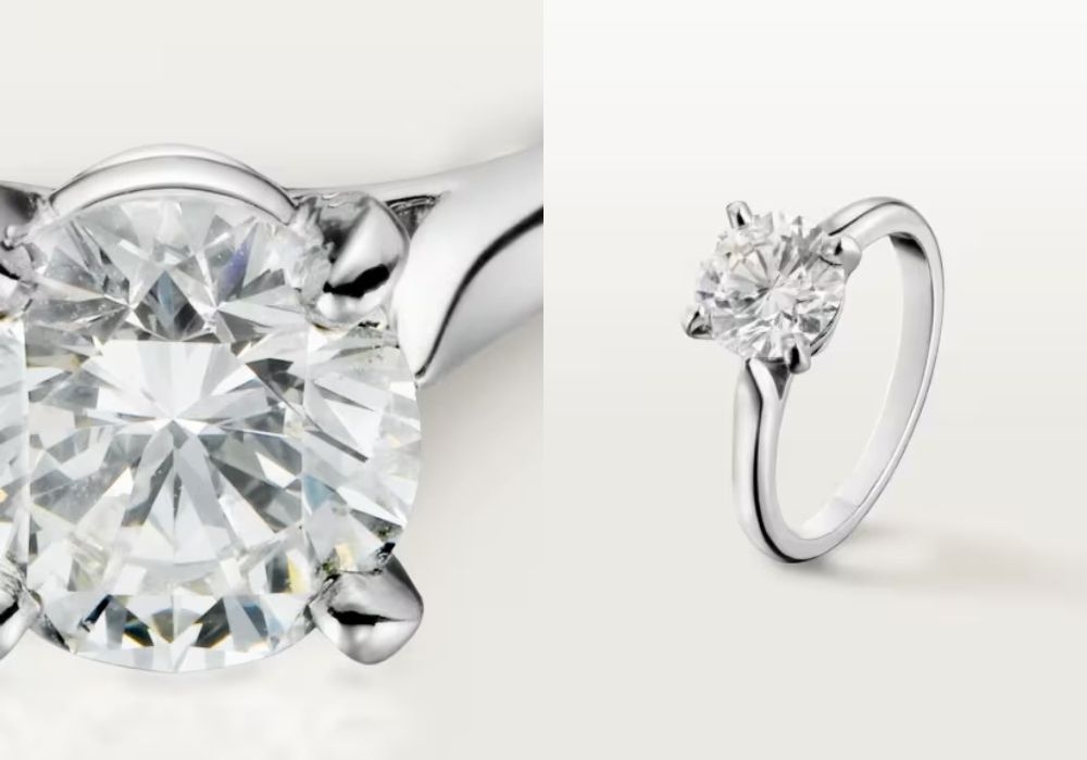 Cartier Solitaire 1895單鑽戒指經典迷人，女人一定說出「Yes! I Do」。