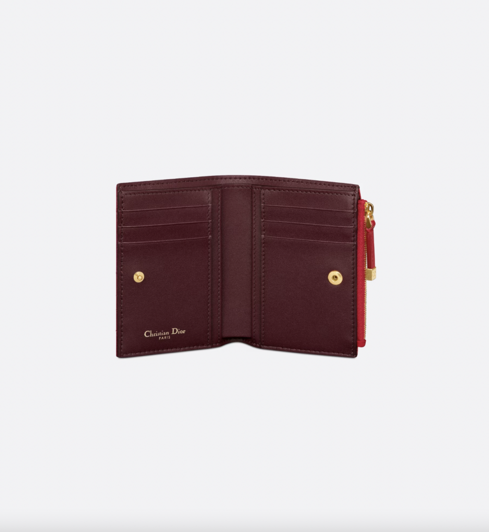 Dior Caro Dahlia Wallet。