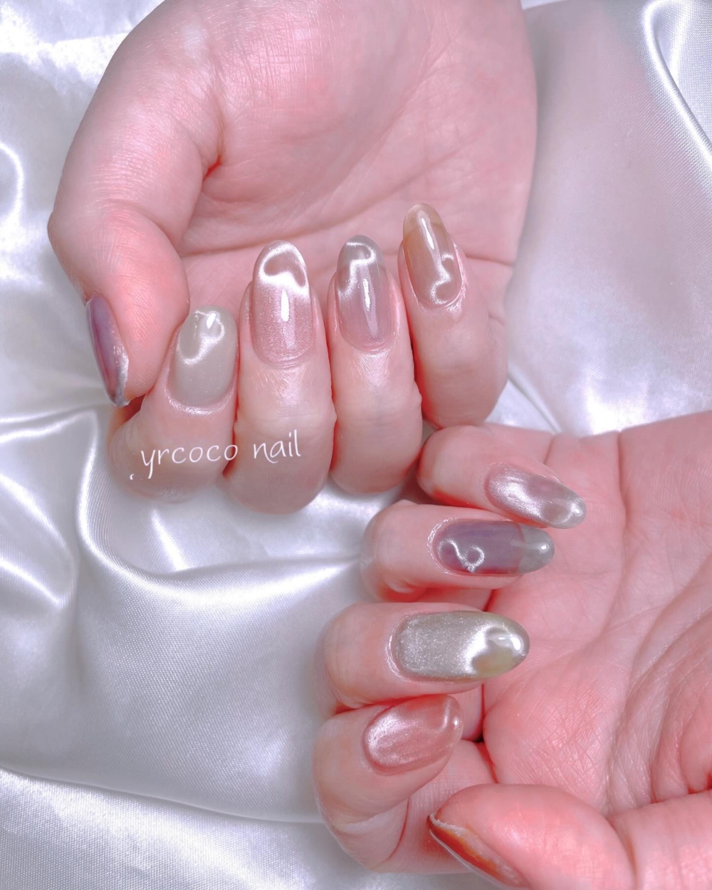 情人節愛心貓眼美甲推薦：馬卡龍愛心貓眼