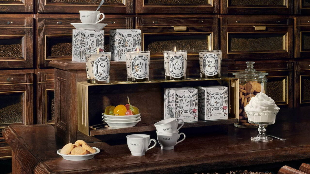 Diptyque × 巴黎老字號咖啡館Café Verlet限量美食蠟燭