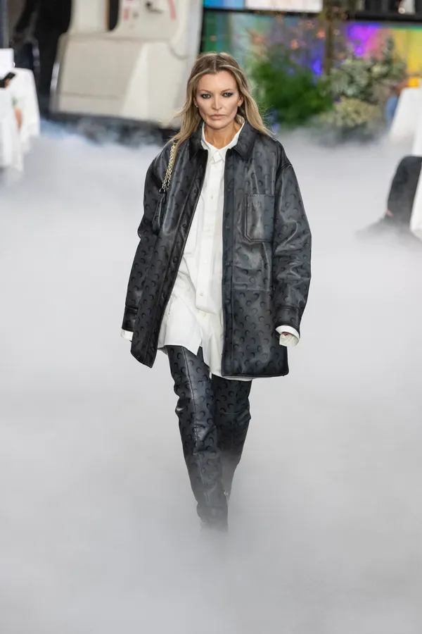 這次為Marine Serre走秀的Denise。