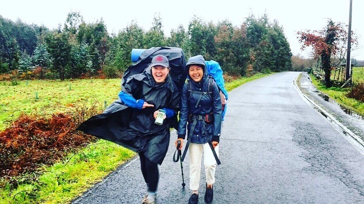 在「西班牙朝聖之路」上的Eca。