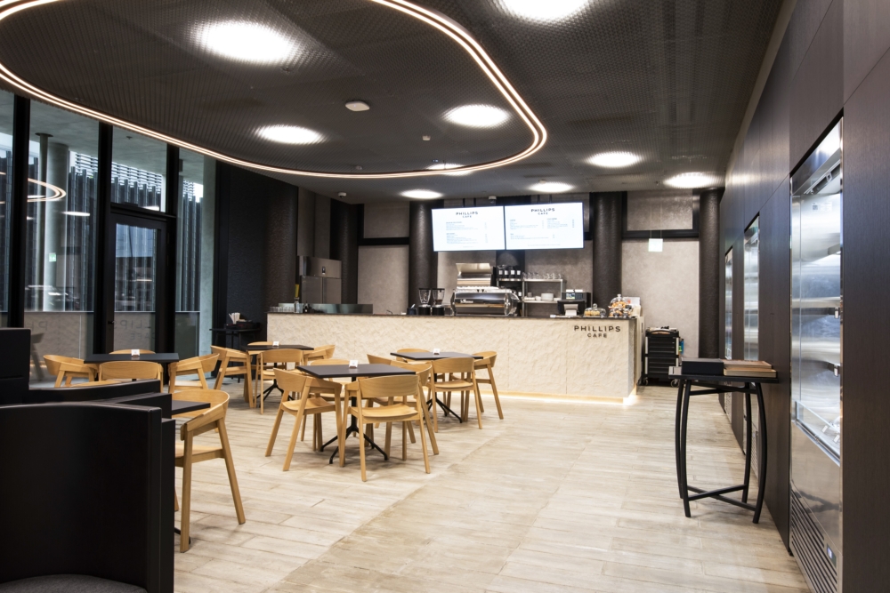 Phillips Café的空間照。