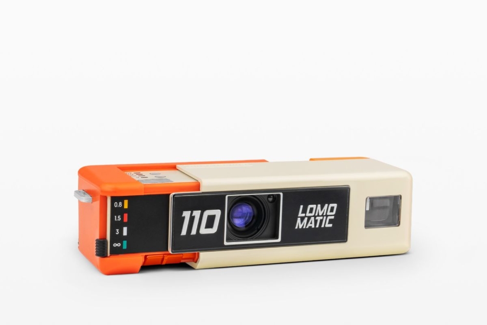Lomomatic 110 底片相機連閃光燈-Golden Gate 版本
