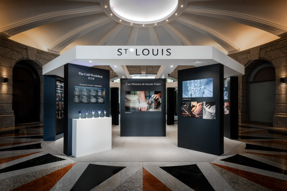 法國水晶品牌Saint-Louis在台北帶來「傳承工藝 匠心展演」展覽。
