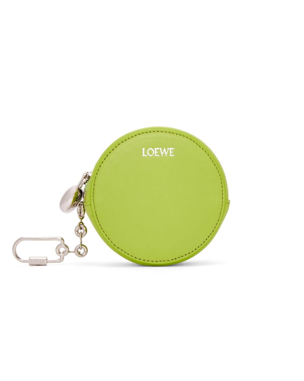 LOEWE鑰匙圈零錢盒Pebble cookie key holder in shiny nappa calfskin