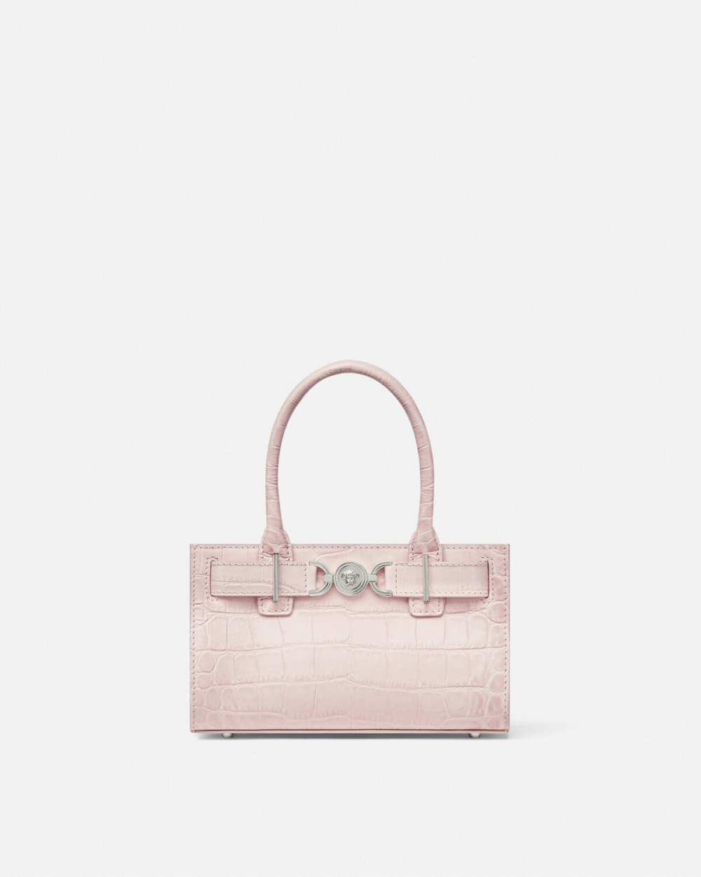 Versace Croc-Effect Medusa '95 Small Tote Bag