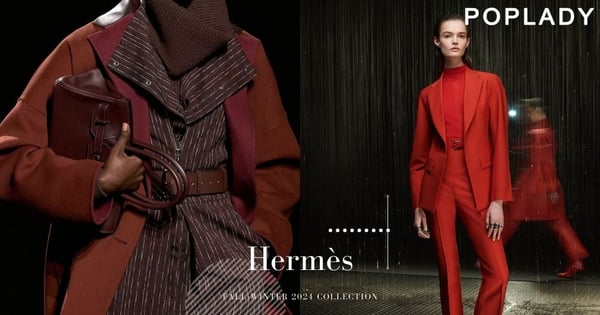 下雨天依舊保持優雅態度：Hermès 2024冬季大秀Shoulder Birkin亮相，手袋握胸前、繫在腰間上才時髦