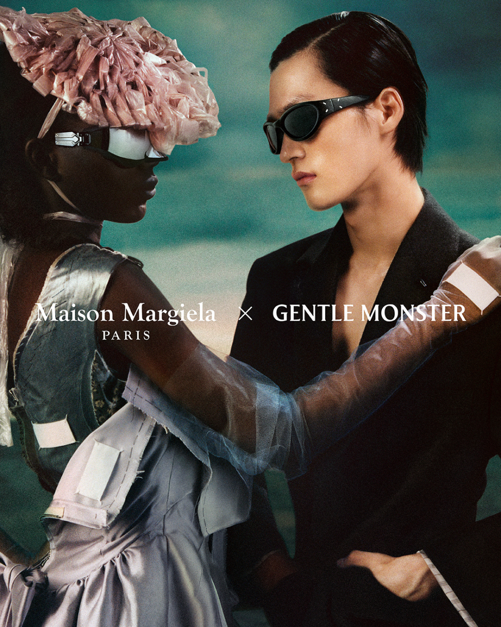 Maison Margiela × Gentle Monster聯名系列的形象片。