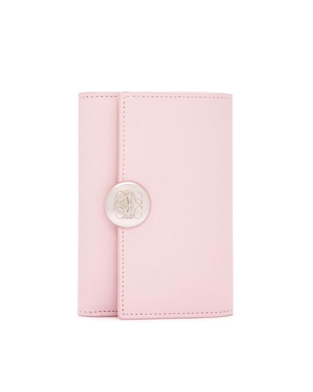 LOEWE小號三折錢包Pebble small vertical wallet in shiny nappa calfskin