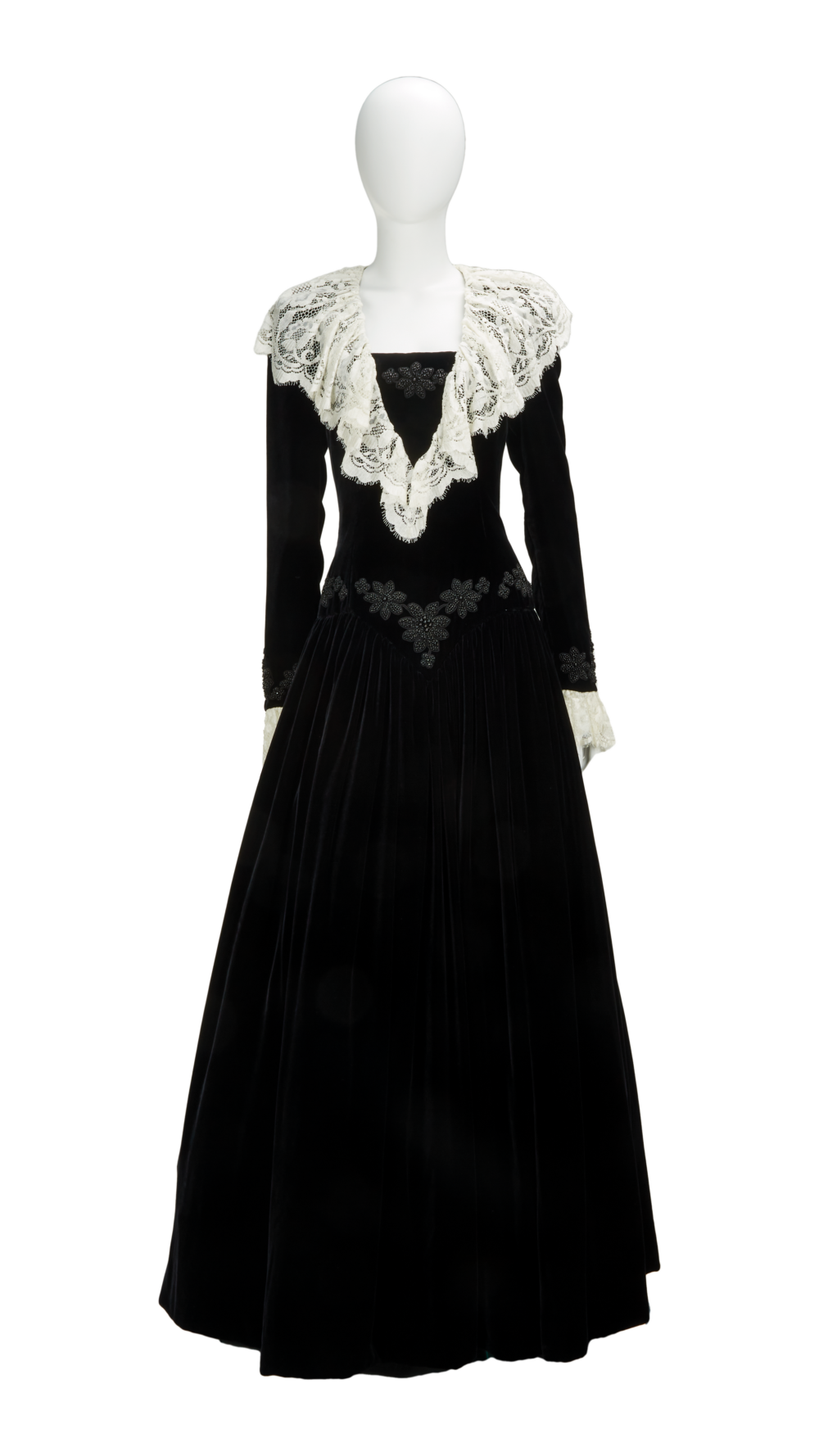Catherine Walker Victorian Revival Evening Gown。