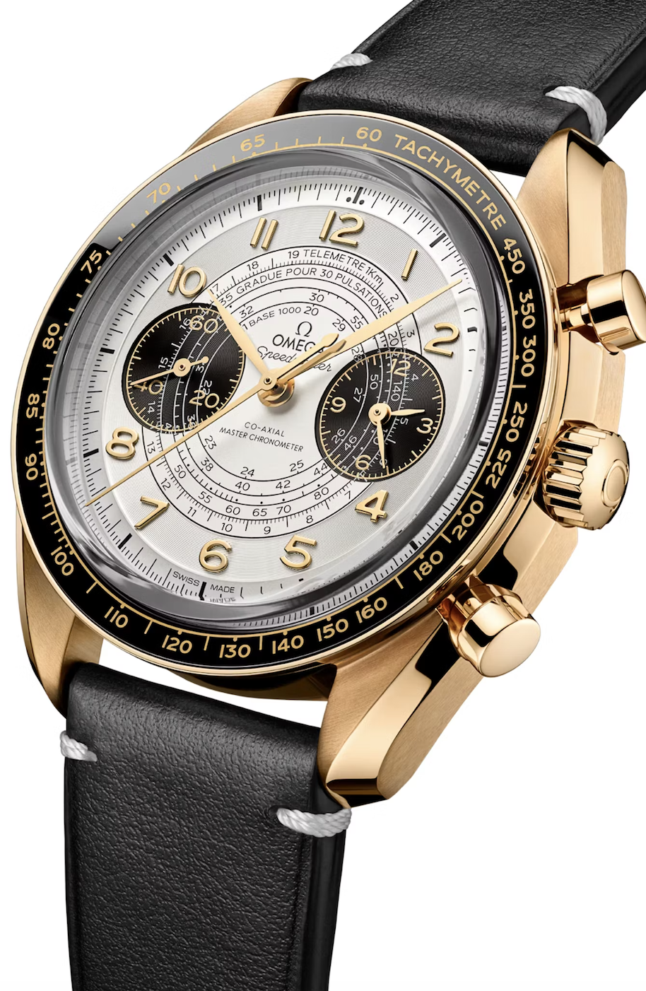 以巴黎奧運的金色、黑色和白色為基礎