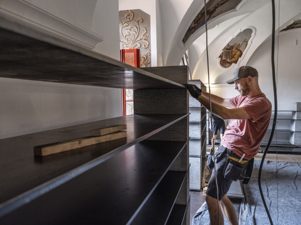 施工過程中的記錄畫面。