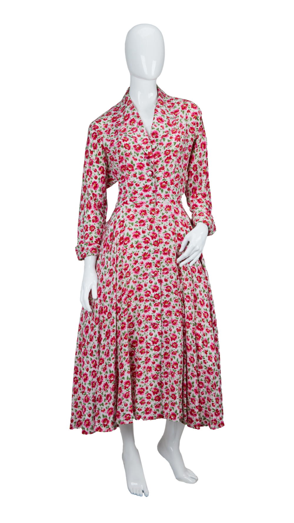 The Chelsea Design Company設計的粉紅色碎花連身裙。