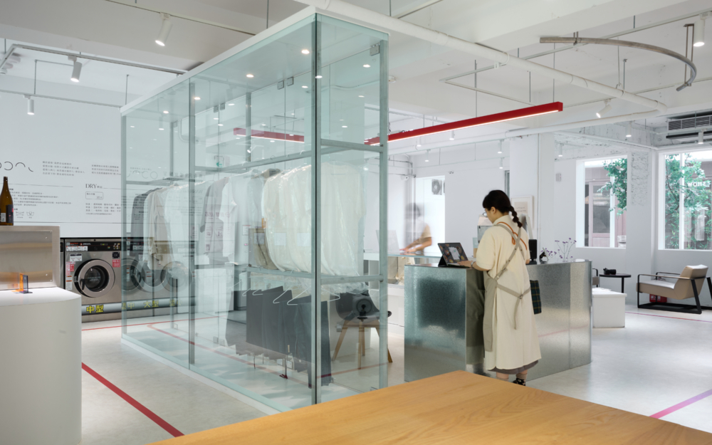 萬秀洗濯實驗室 Want Show Laundry Lab的室內空間。