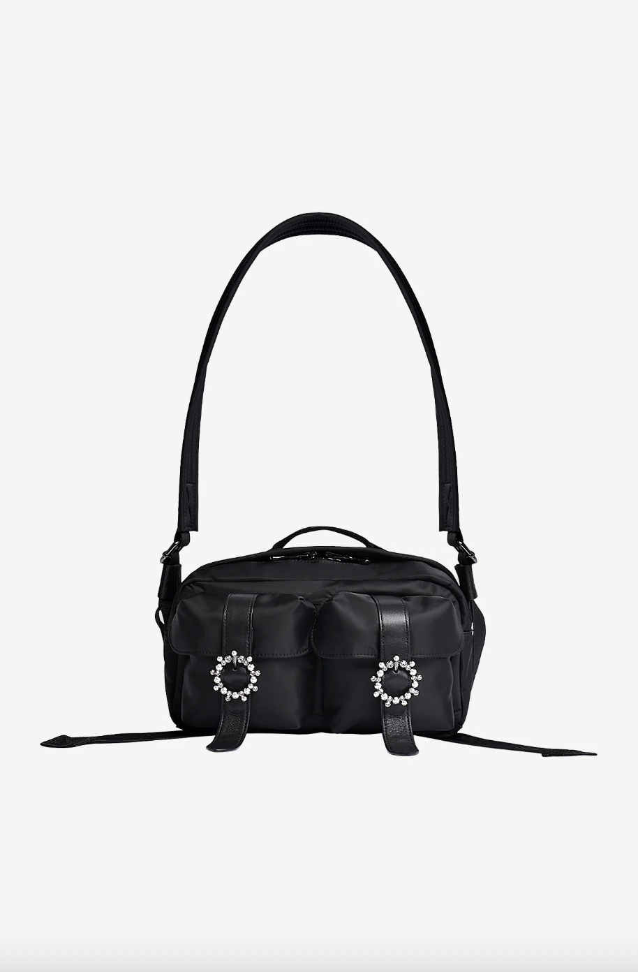 Classic Bow Crossbody Buckle Bag。