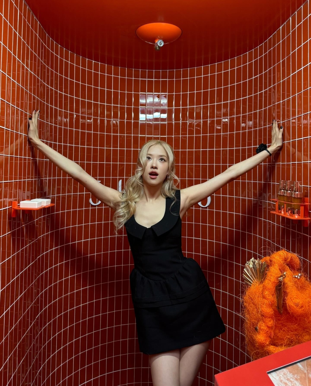 參加代言品牌雪花秀Sulwhasoo的快閃店活動