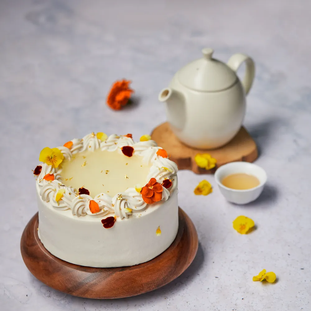 6 inch Osmanthus Oolong Pear Cake。