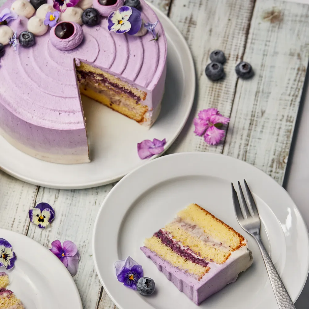 Taro Mulberry Cake。