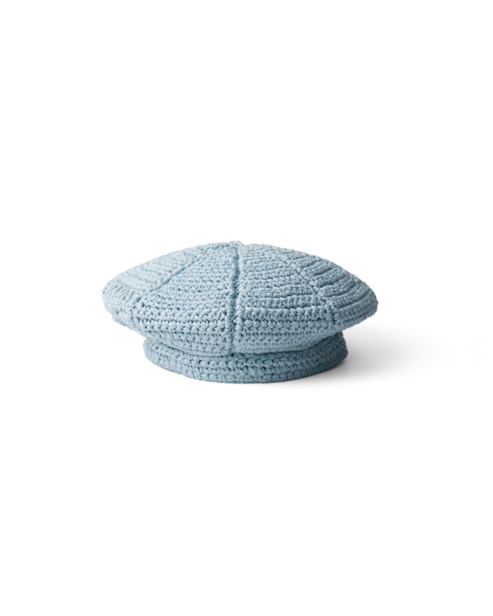 鉤針編織貝雷帽。