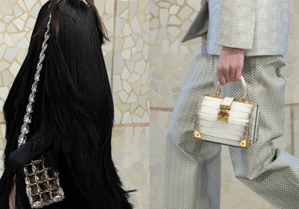 Louis Vuitton 大秀登場的包款。