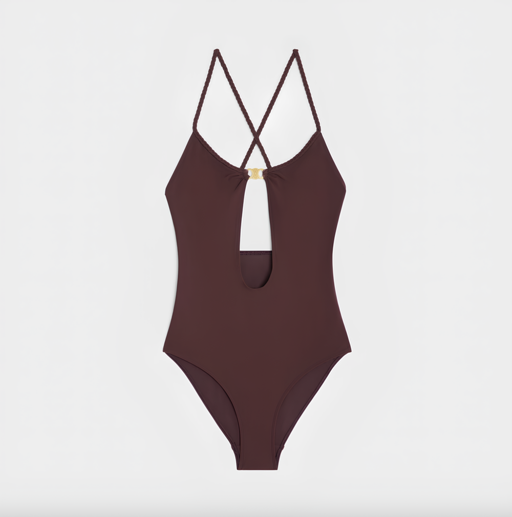 Triomphe Swimsuit in Matte Jersey。