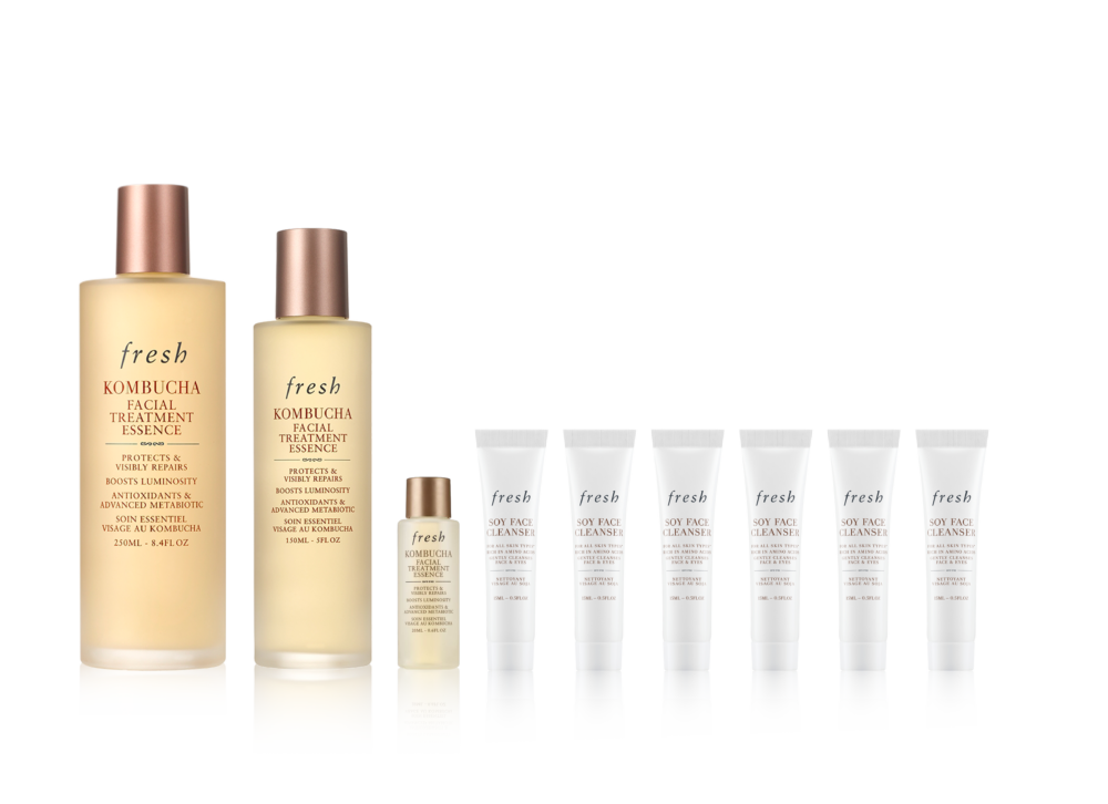 fresh 紅茶酵素抗氧精華水套裝。
