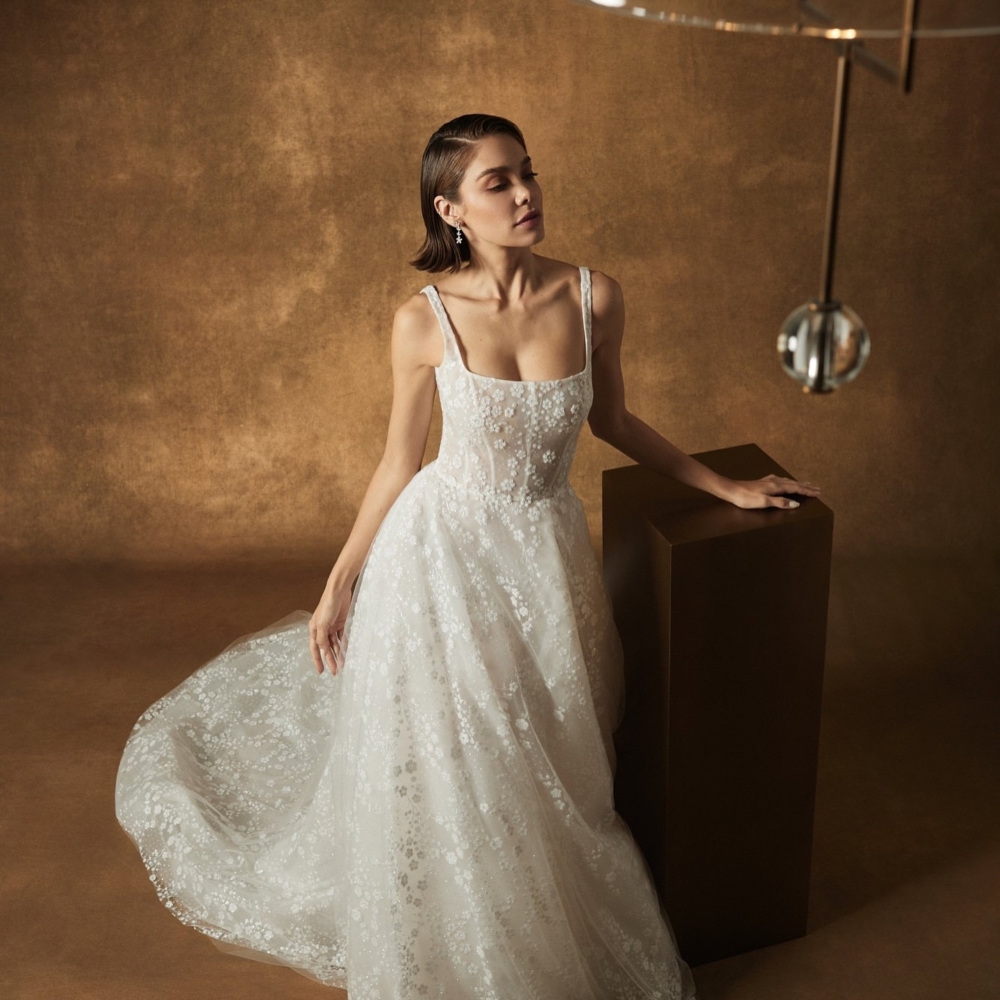 《背著善宰跑》女主角身上的這件婚紗出自於Mark Ingram’s Bridal Gown Atelier  2024「黃金時代」秋季新系列的作品Sky