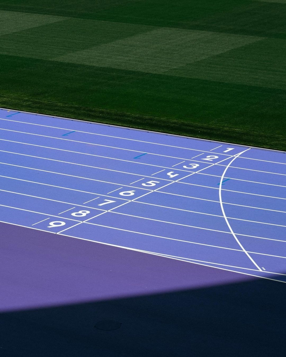 奧跑道選擇換上了充滿活力的紫色