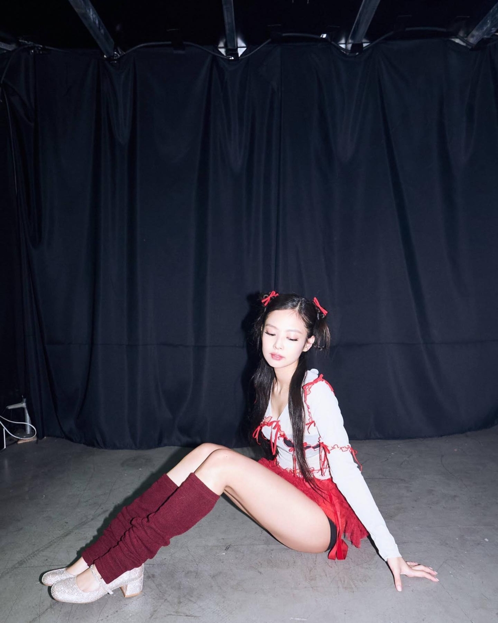 Jennie的百變雙馬尾造型