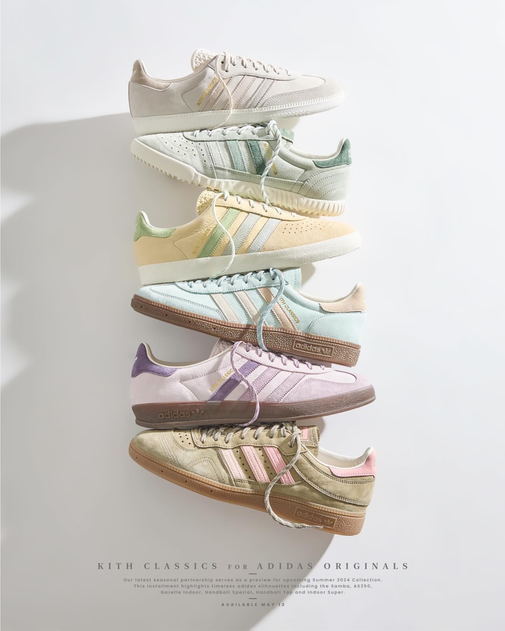 Kith Classics for adidas Originals 2024春夏鞋款