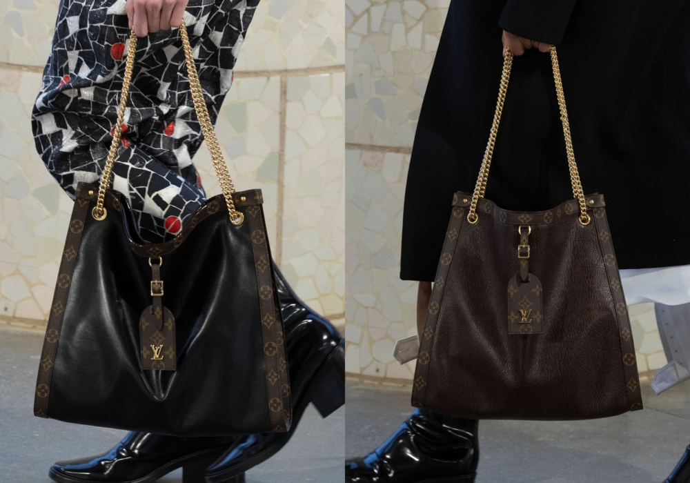Louis Vuitton 大秀登場的包款。