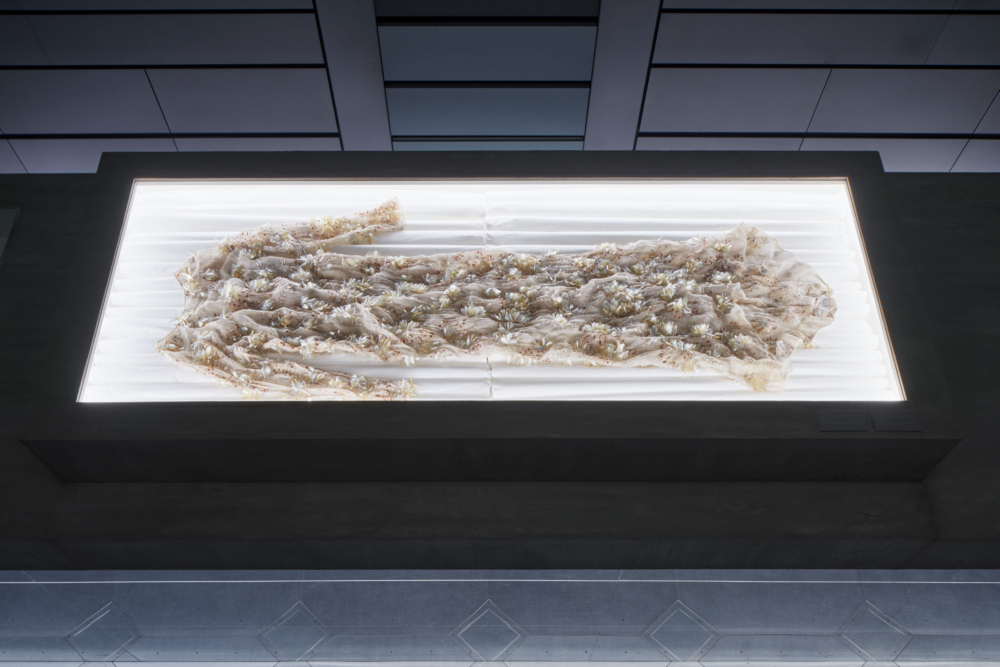 高級訂製服的展覽。