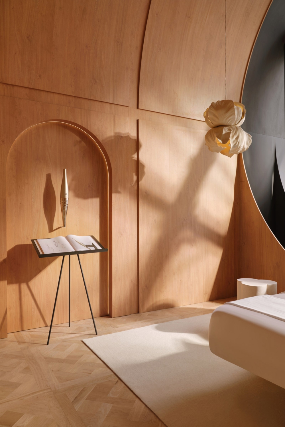 2024年巴黎奧運會設計的火炬也是房源的裝飾品。