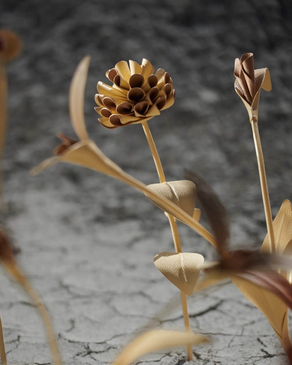 Polène推出荔枝牛皮製成的花朵