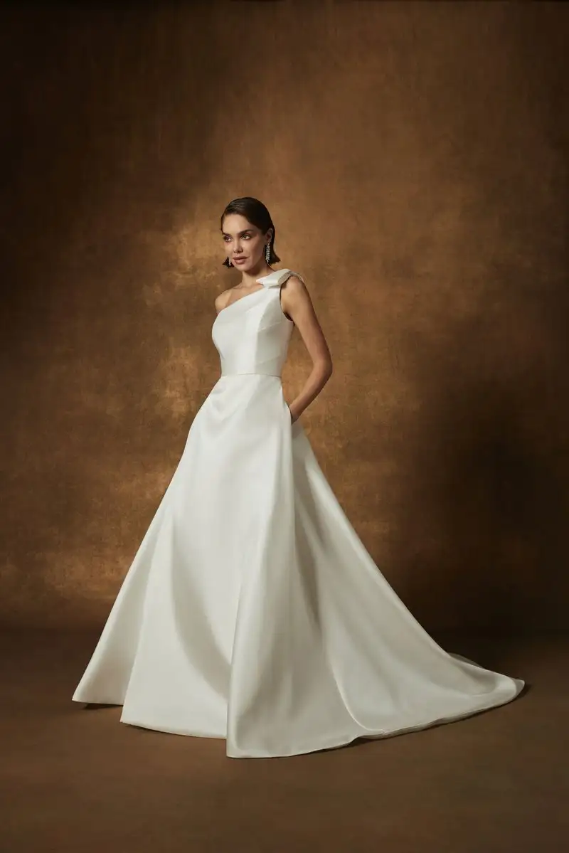 「Tempest」單肩A 字型禮服