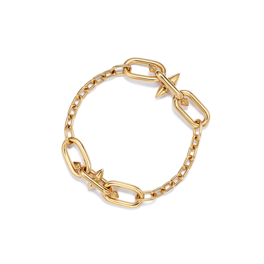 Tiffany & Co. Tiffany Titan by Pharrell Williams系列_18K黃金鍊結手鍊(中型款)