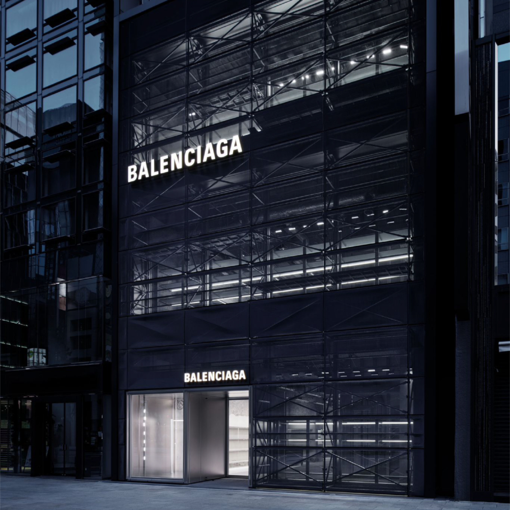 Balenciaga東京銀座旗艦店。