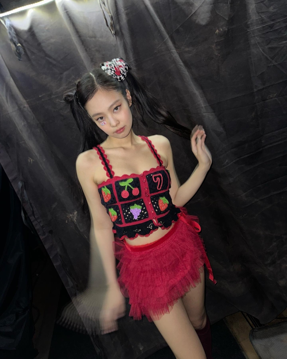 Jennie的百變雙馬尾造型