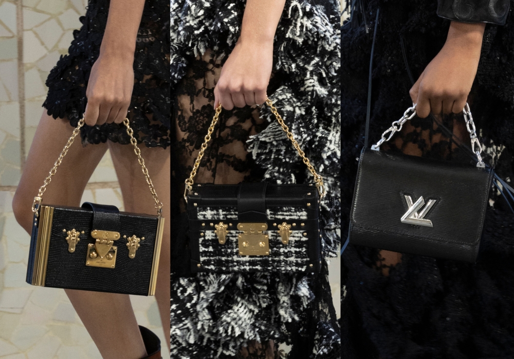 Louis Vuitton 大秀登場的包款。