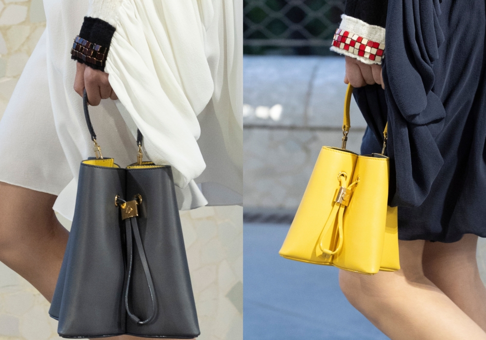 Louis Vuitton 大秀登場的包款。