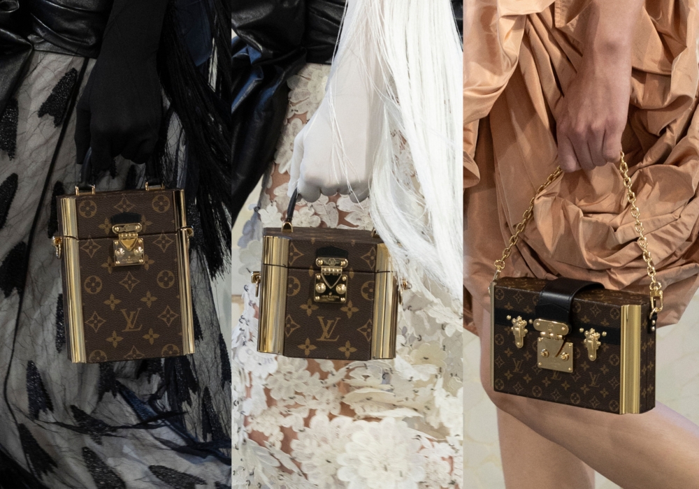 Louis Vuitton 大秀登場的包款。