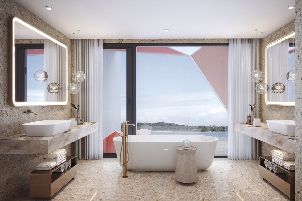 海景主題房擁有絕美的首排海灣視角。