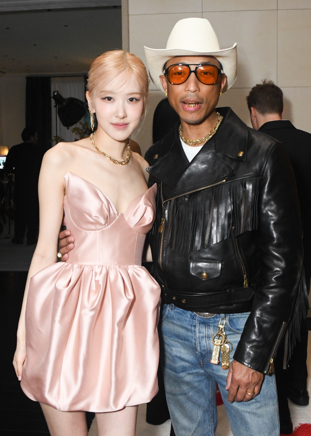 與Pharrell Williams合影