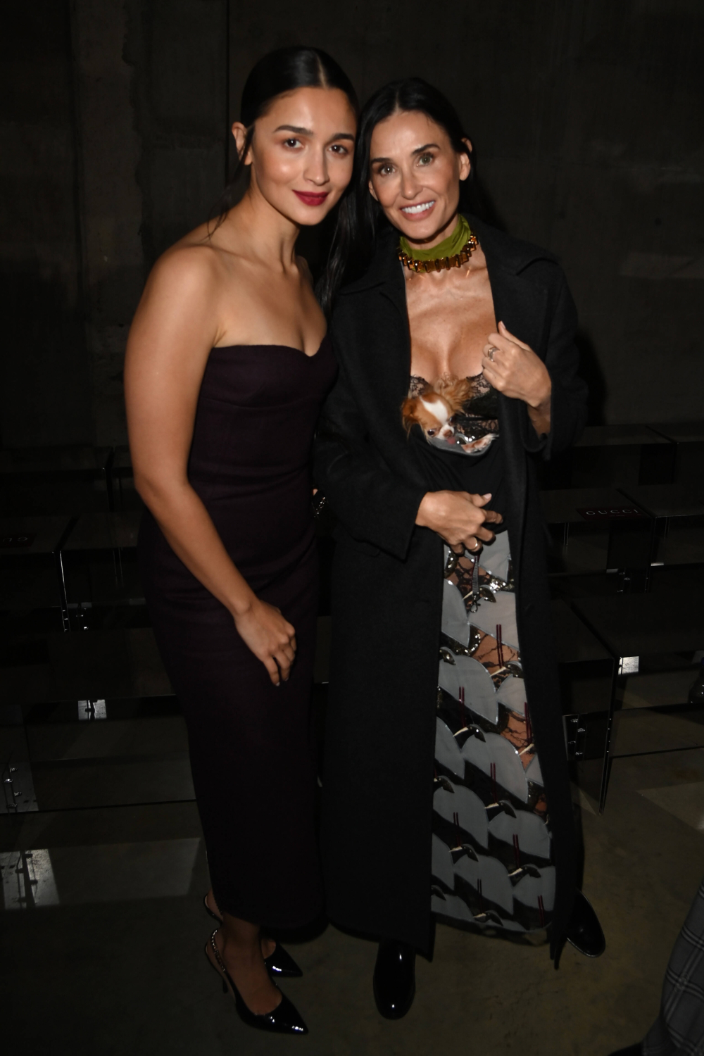Alia Bhatt與Demi Moore