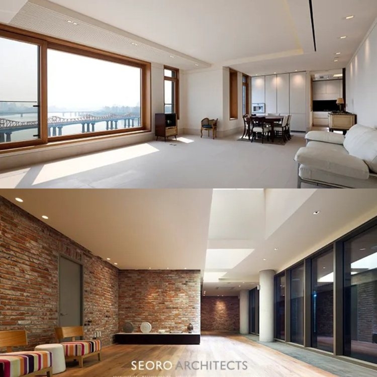 簡約的室內設計宛如一座現現代藝廊