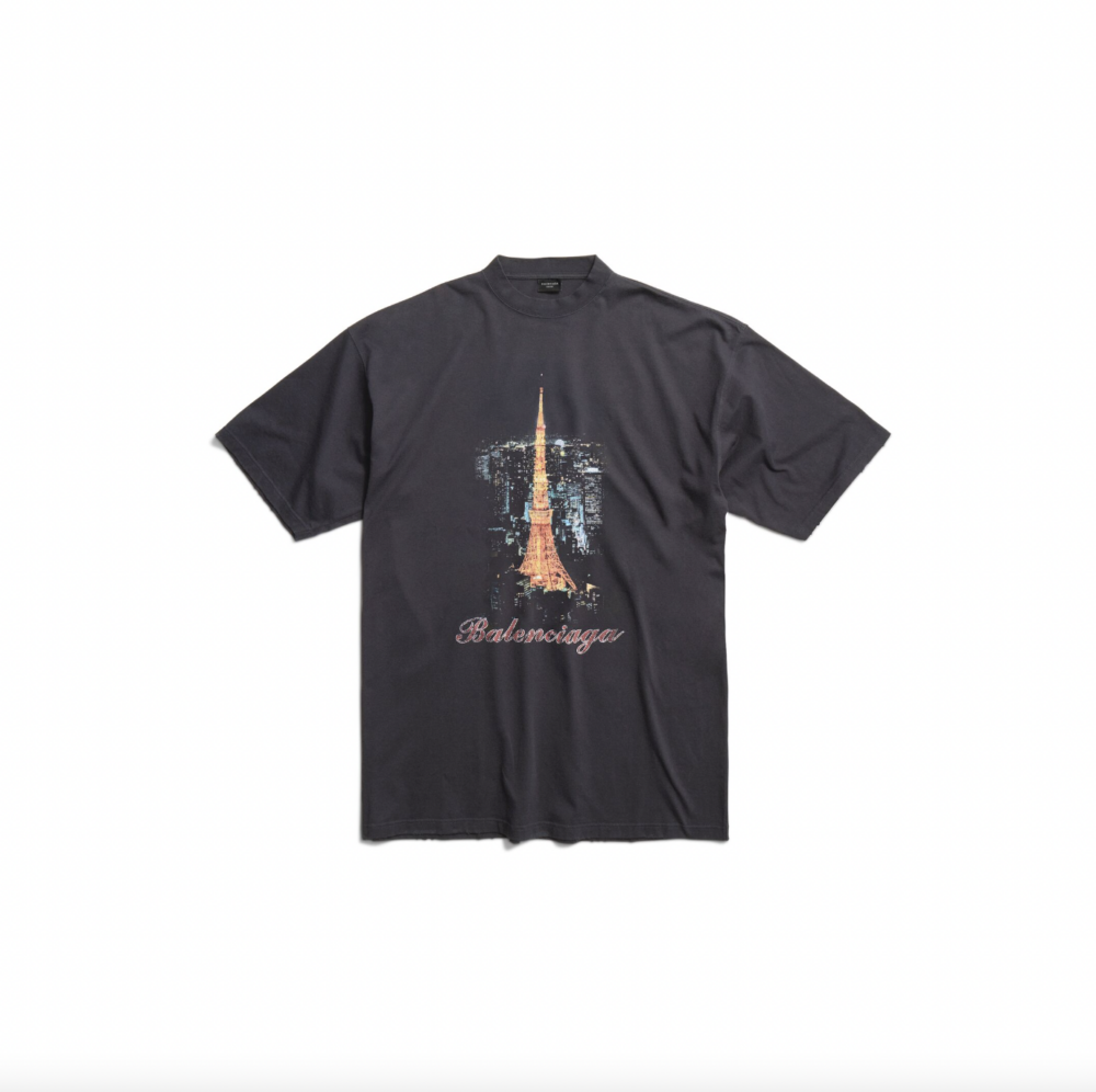 ブラック の ウィメンズ 日本限定 - BALENCIAGA GINZA SERIES Tシャツドレス。